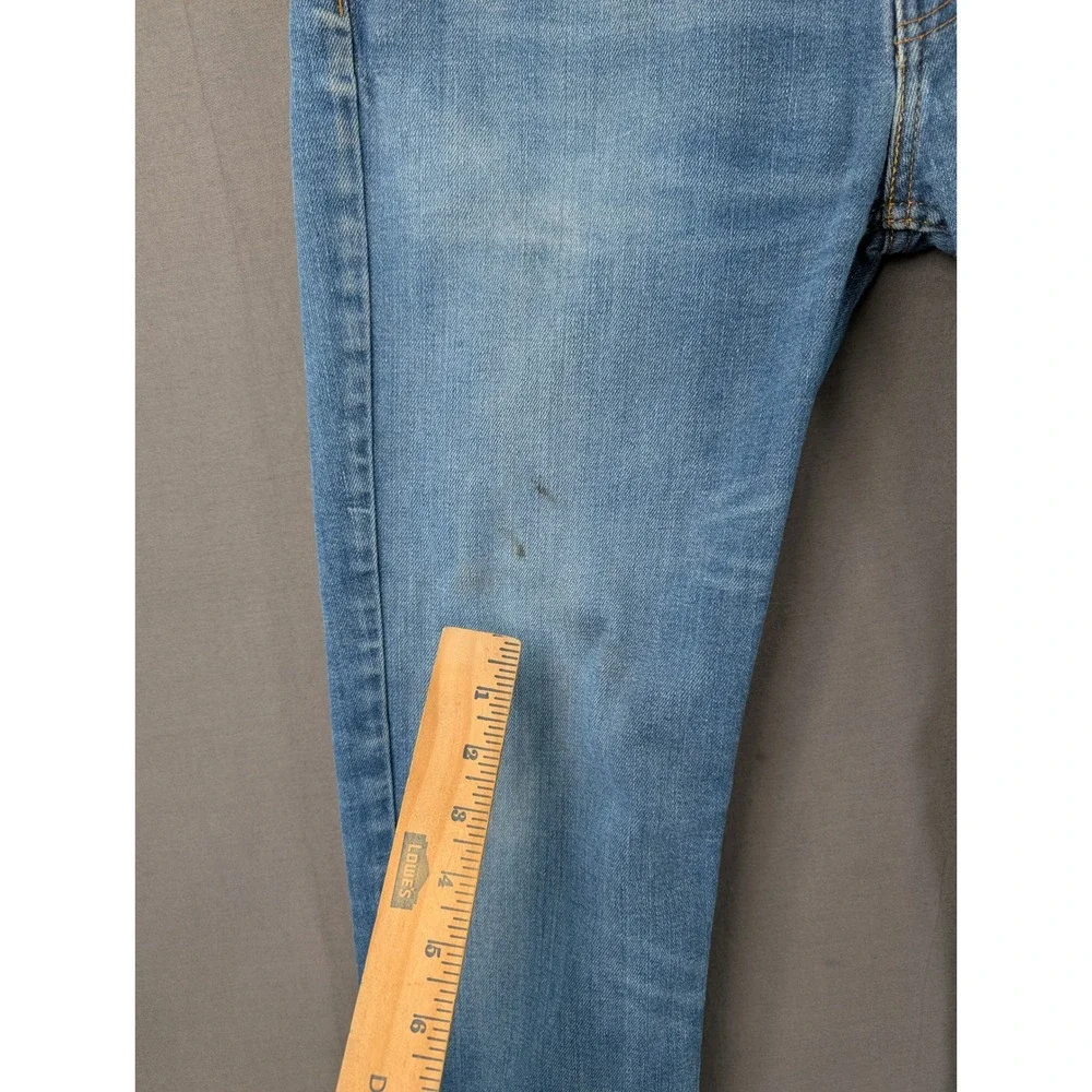 Levi 514 Straight Fit Jeans Mens 34x34 Blue Denim Medium Wash 00514-1302